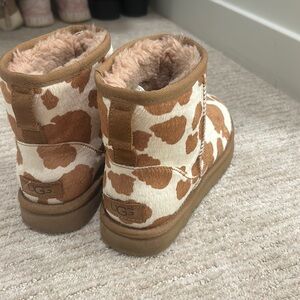 cow print uggs , good condition